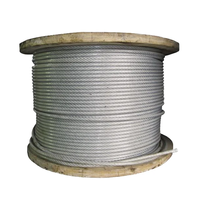 ss304 ss316 gi  pvc material  coated steel wire rope with different color and size