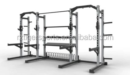 Custom multi purpose gym dumbbell storage rack system