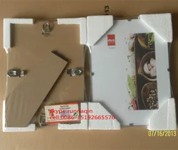 Wholesale easy frameless  glass photo frame  clip  picture frame poster frame from size 10x15cm to 70x100cm