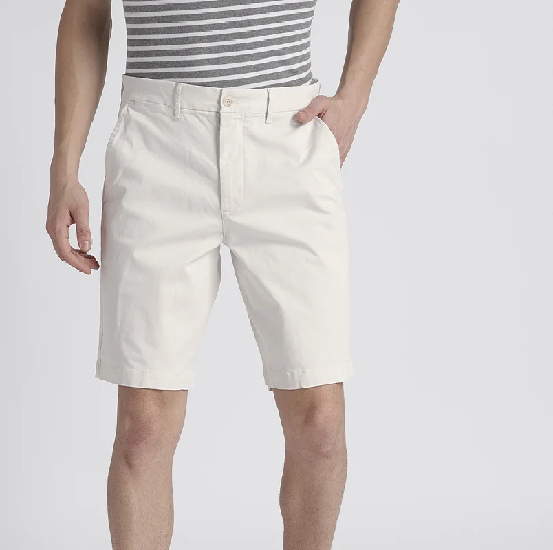 Mens cotton spandex twill fabric golf sports shorts