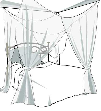 elegant mosquito net bed canopy for outdoor or living room
