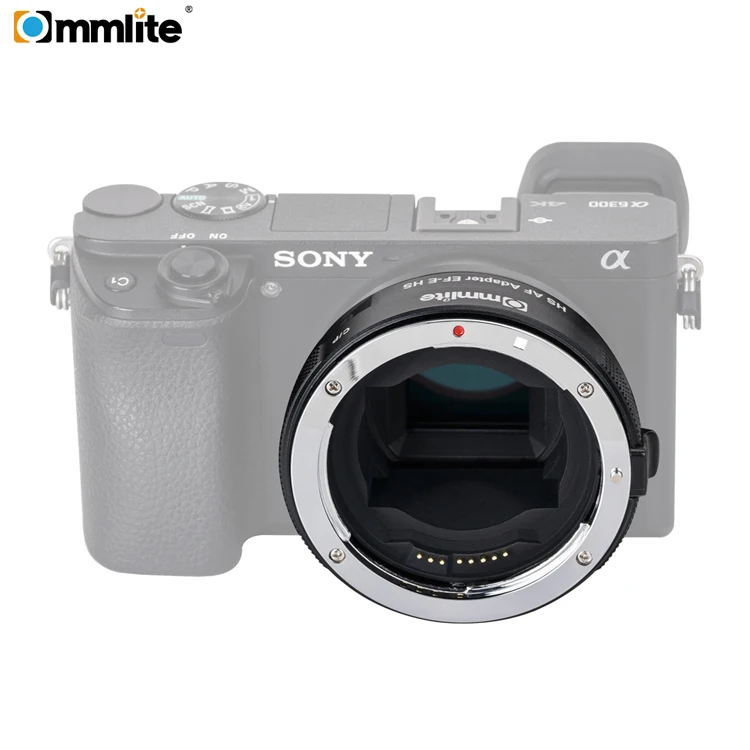 Commlite EF-E HS High Speed Lens Mount Adapter Ring AF for Canon EF/EF-S Lens to Sony A9 A7RIII A7RII A6000