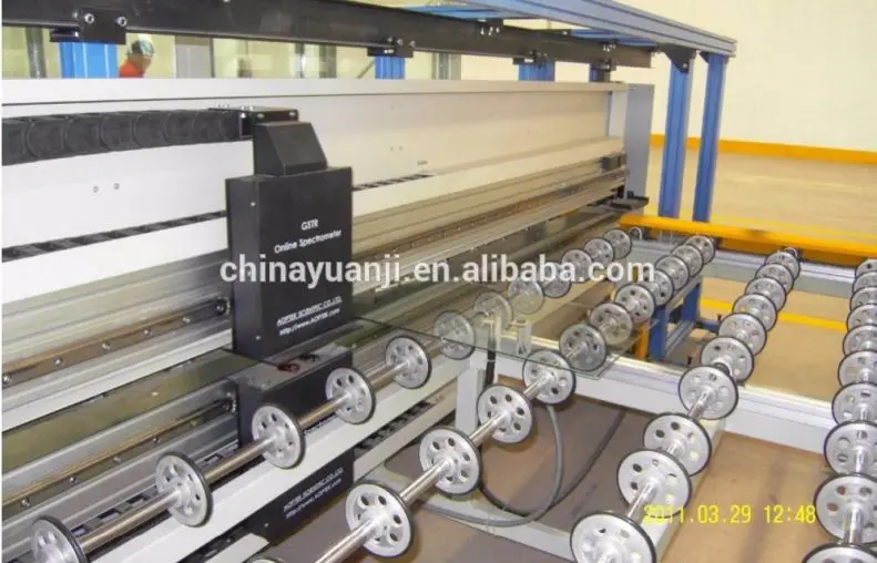 Magnetron sputtering continuous coating production line