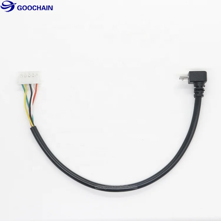 Up angle micro usb to JST PH 2.0 XH 5pin cable
