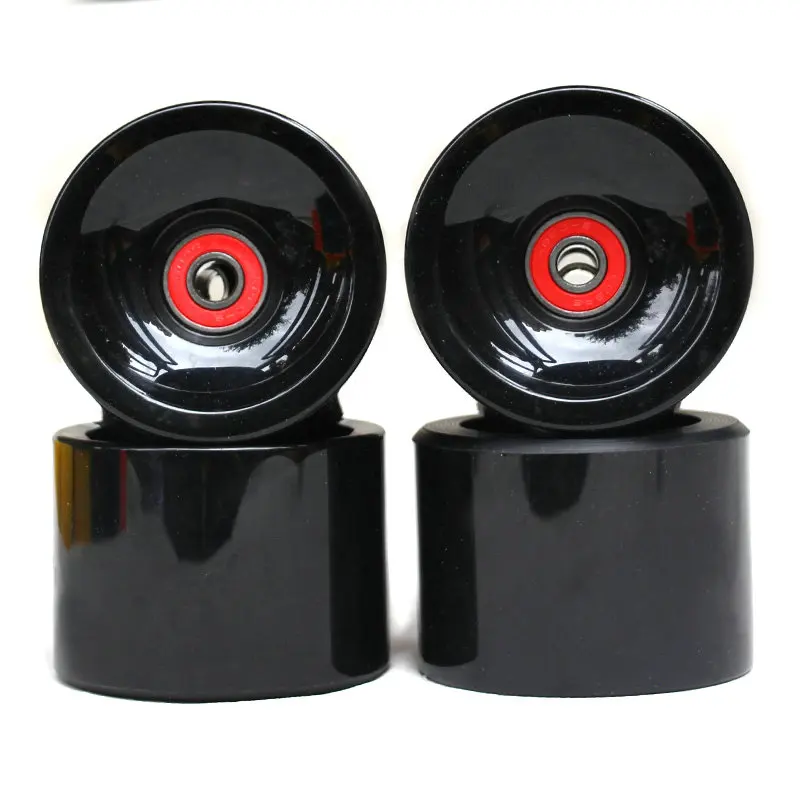 70mm Soft Wheels Skateboard Longboard Wheels with ABEC-7 bearings