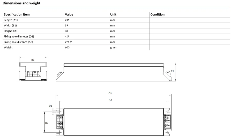 Xitanium Full Programmable LED Outdoor Driver 929001644106 75W 0.3-1.0A 230V S240