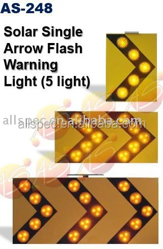 
Arabian Solar LED Arrow Directional Chevron Sign 