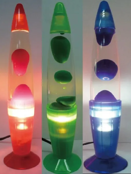 13inch colorful wax plastic base lava MOTION lamp TABLE LAMP