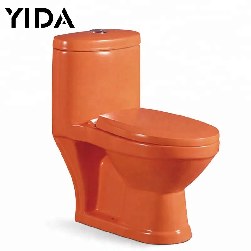 Guangdong Sanitary Ware Orange Color Preschool Kid Toilets