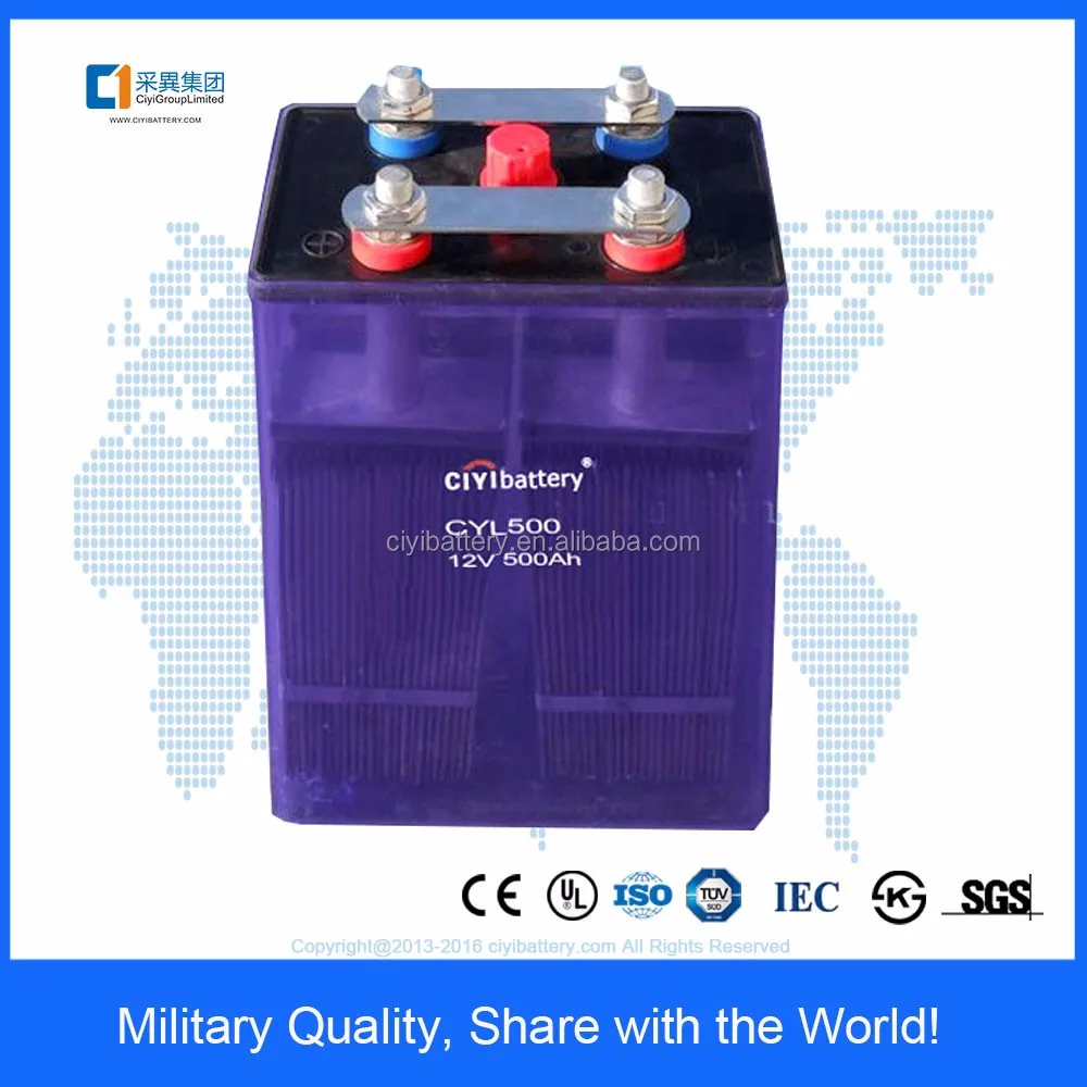 
Super Quality NICD Battery NI-CD Battery Nickel Cadmium Battery 1.2V 500AH 