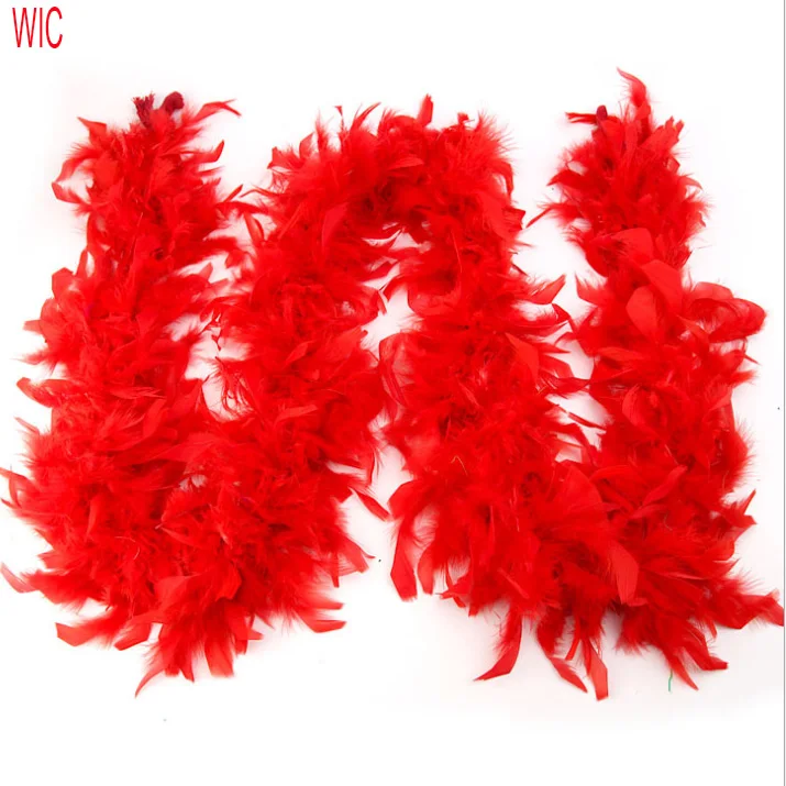 Color Fashionable Factory Price Luohe Selected Prime Colored Boas Celebrate Ostrich Chandelle Feather Boa Dyed Black Tips