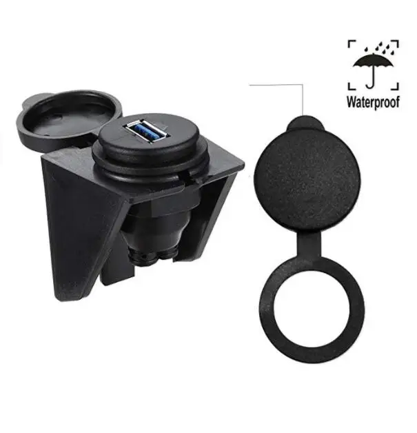 2M Single USB 3.0 Panel Mount Port 3.0 Male to Female USB Flush Mount.AUX Flush Mount Dashboard Cable for Car Boat Truck