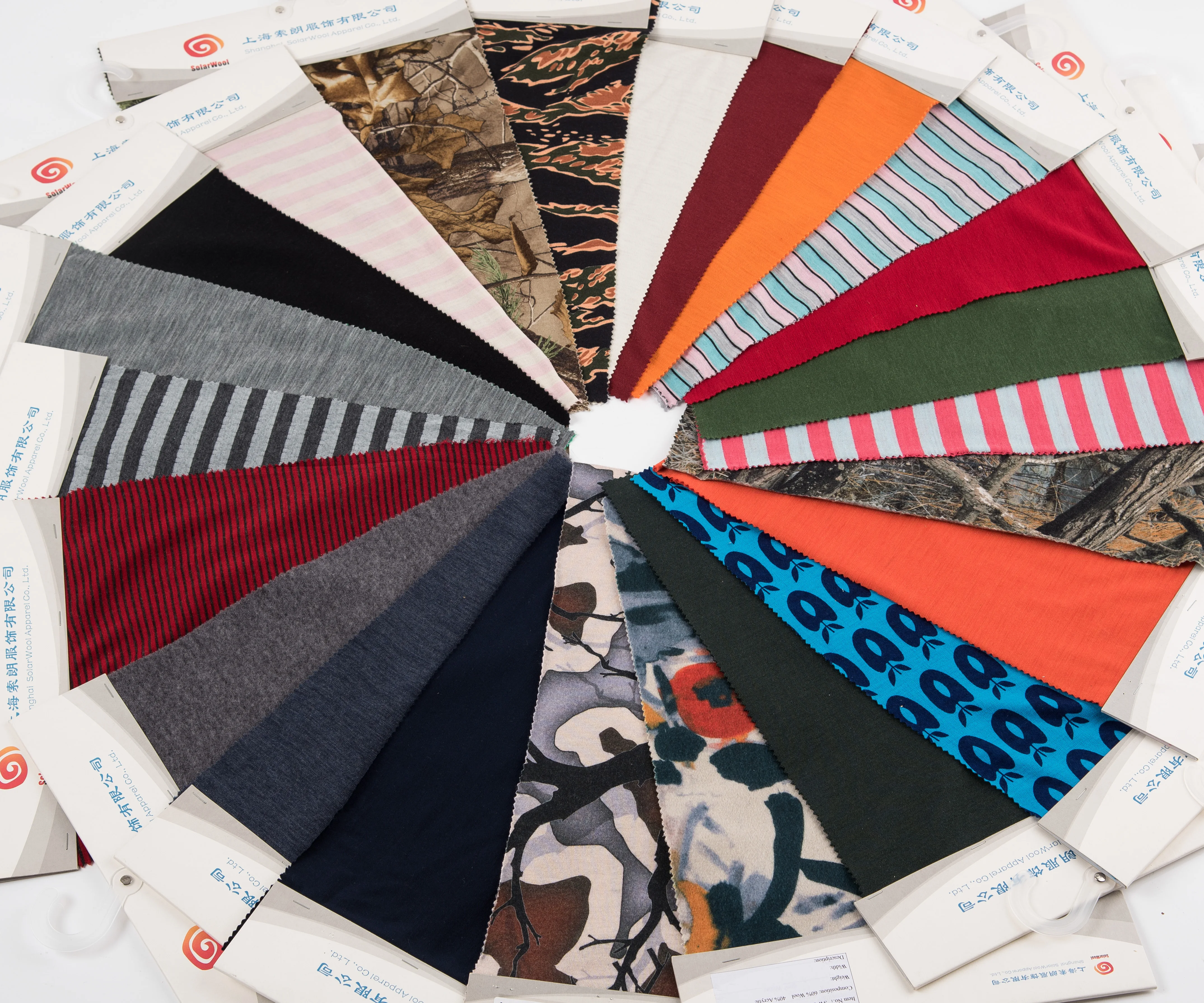 Pure Merino Wool Knitted Fabric Blended Strip Wool Fabric