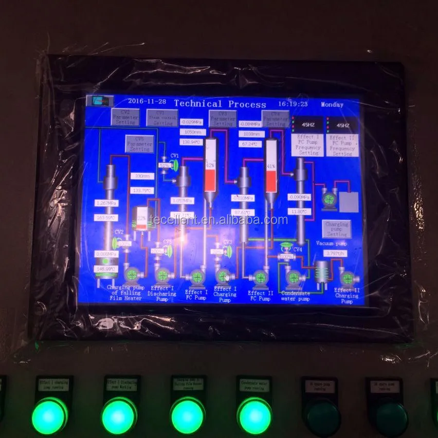 Calcium Chloride Flakes Production Double-Effect Vacuum Evaporator Crystallizer