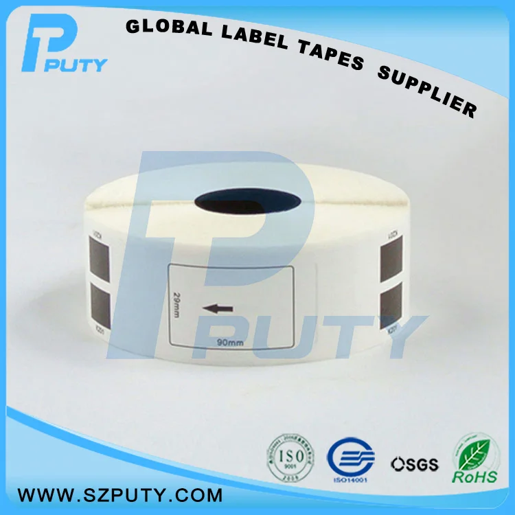 Совместимость адрес этикетки DK-11201 29 мм * 90 мм тепловые рулонов бумаги для QL принтеры этикеток