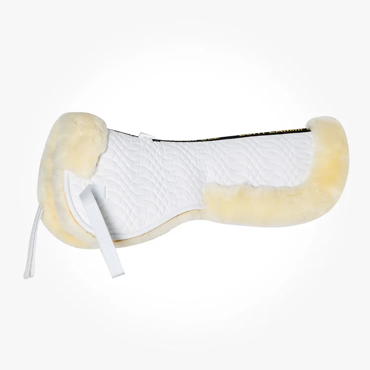 Подлинная седельная накладка Merion из овечьей шкуры, седельная накладка из овечьей шкуры