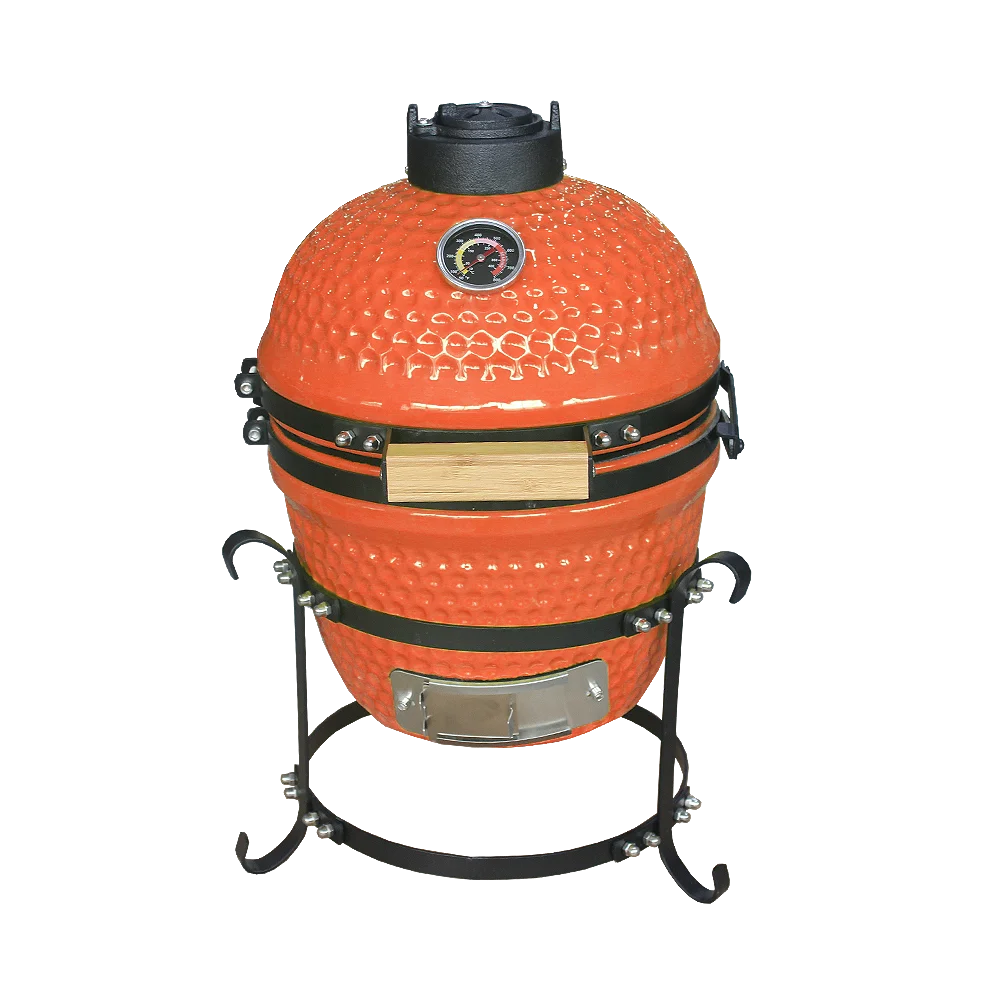 Cheap AUPLEX Mini Tandoor Clay Ceramic 13Inch Kamado Egg Grill BBQ Barbecue Outdoor