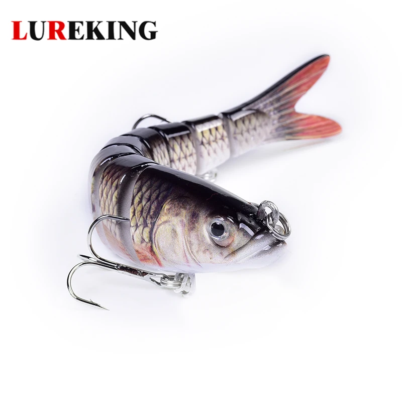 Flexible 8 Segment multi jointed fishing lure Hard Trout Fishing Lures Manufacturer, Buy Jointed Swim Bait Lures