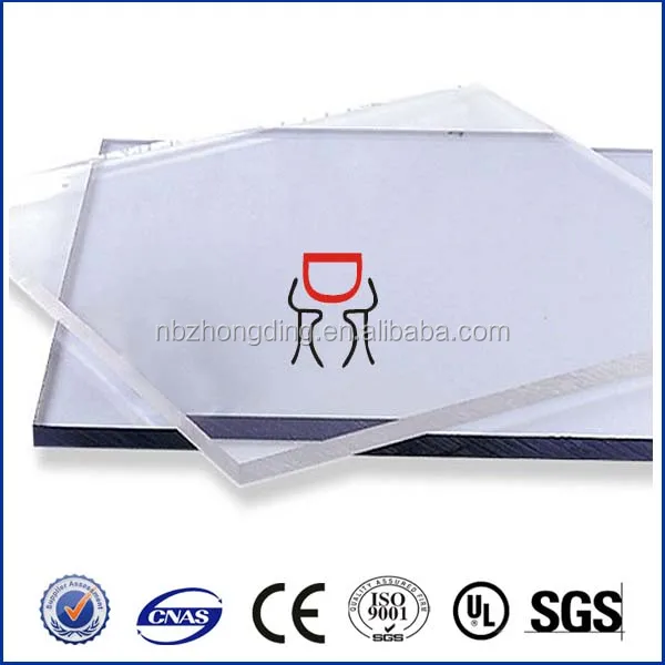 Двойной устойчивый к УФ-излучению однотонный Прозрачный поликарбонатный лист Сингапура