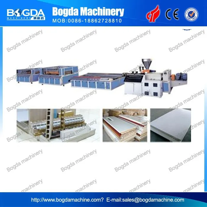 Wpc производственная линия двери машины