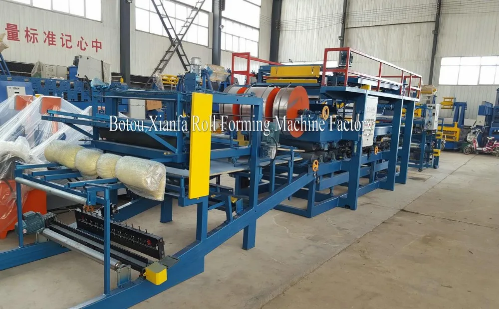rockwool and  foam sandwich panel roll forming machine manufacturing equipment