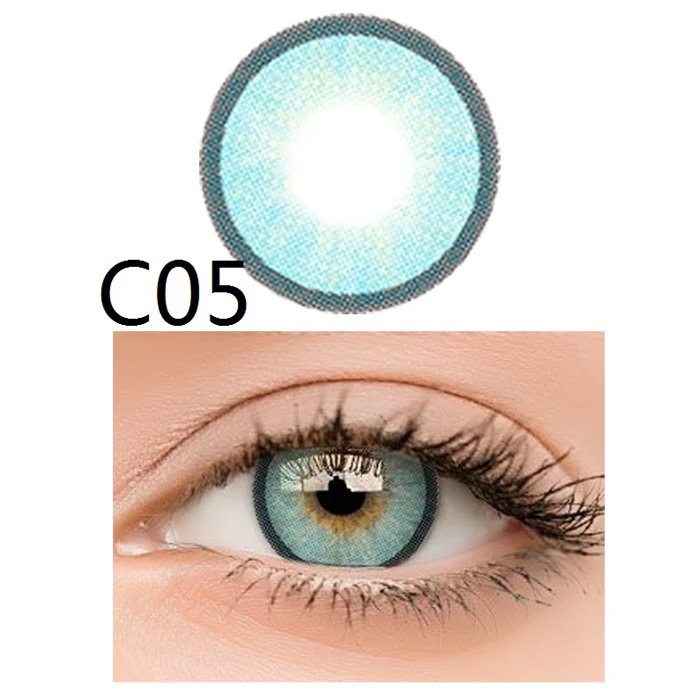 
 Одноразовые цветные контактные линзы 14,2 мм от seencon Aurora II  