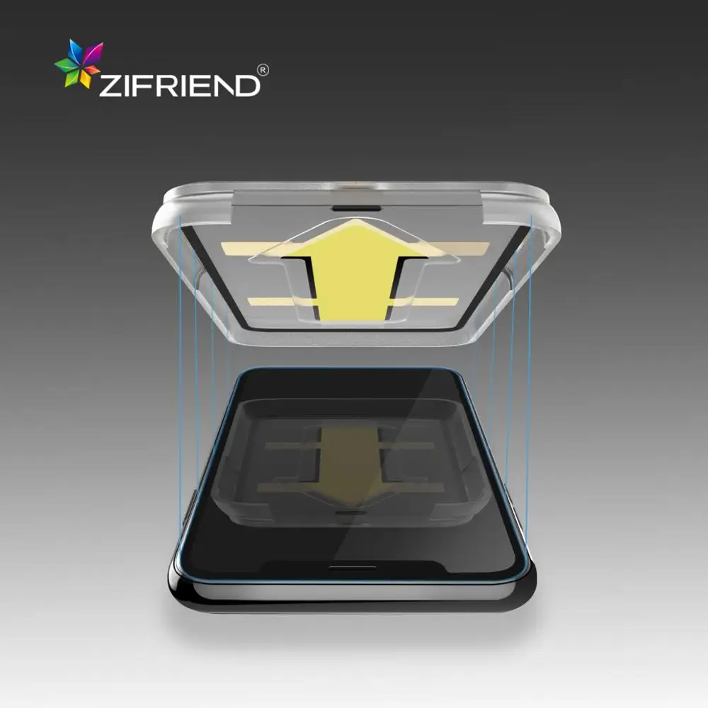  2019 новый дизайн zifriend 3d asahi протектор экрана из закаленного стекла инструмент для установки iPhone X xs