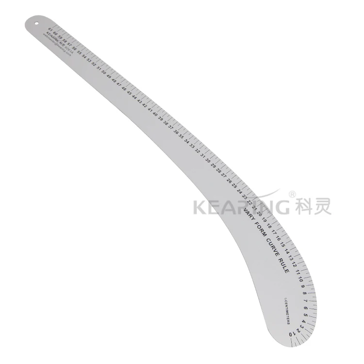 Металлическая изогнутая линейка Kearing 61 см модный дизайн форма для шитья