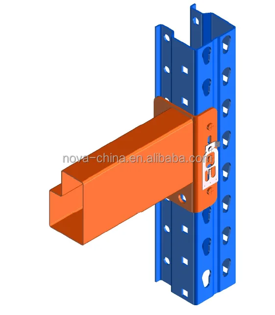 Американский рынок, селективный поддон из стали Q235, каплеобразный столб и ступенчатый лучевой стеллаж в Нанкине