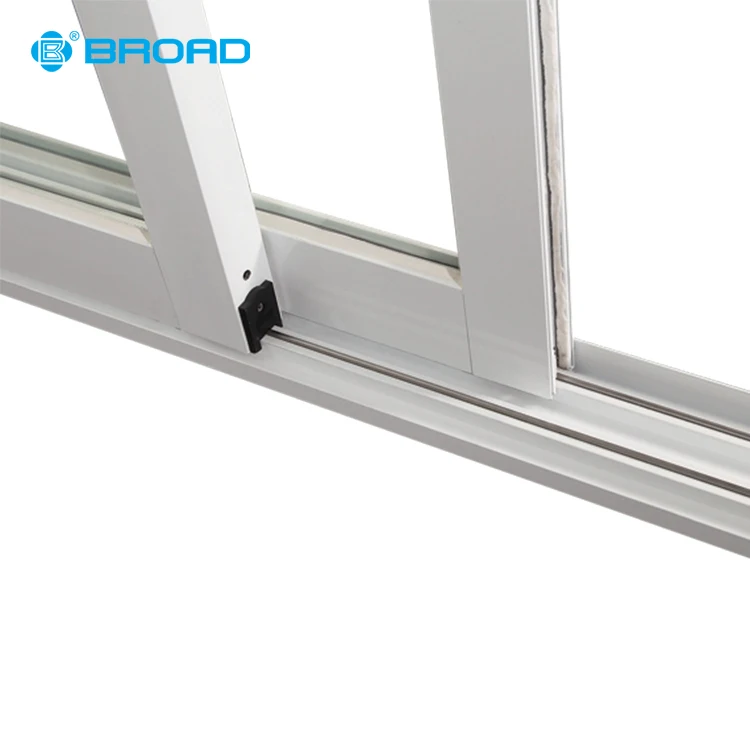 Commercial restaurant aluminum windows and self closing sliding door dubai