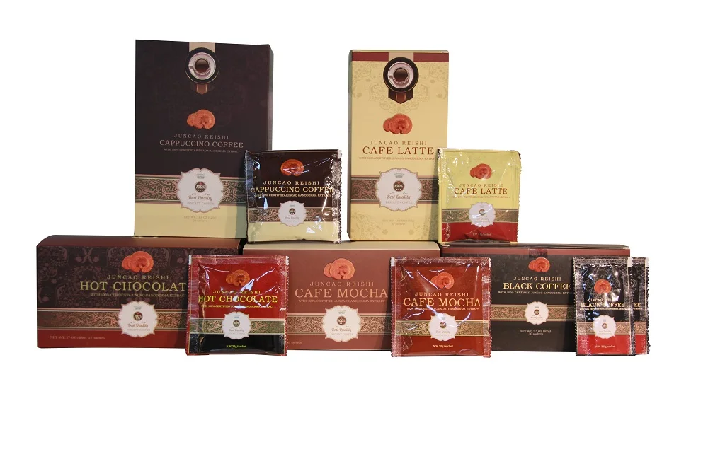 Кафе мгновенный рейши экстракт Ganoderma Lucidum гриб капучино