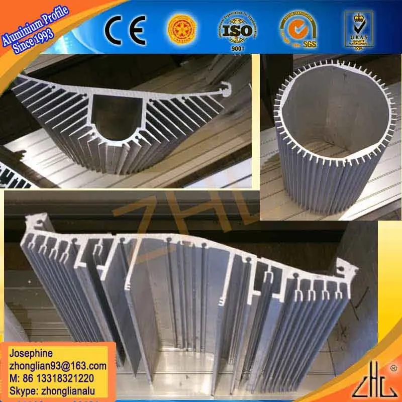 Hot! precision cutting factory supply aluminum heatsink/industrial aluminum profile for cnc