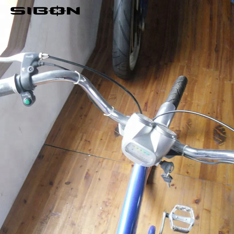 SIBON 250W CE brushless motor lead acid battery blue adult chopper electric bicycle fromchhinese factory