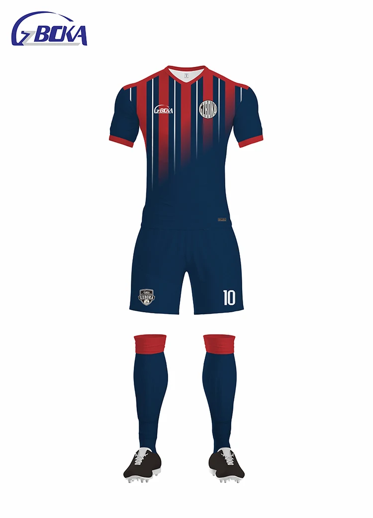 
Factory wholesale football uniforms youth soccer jersey design your football kit 
