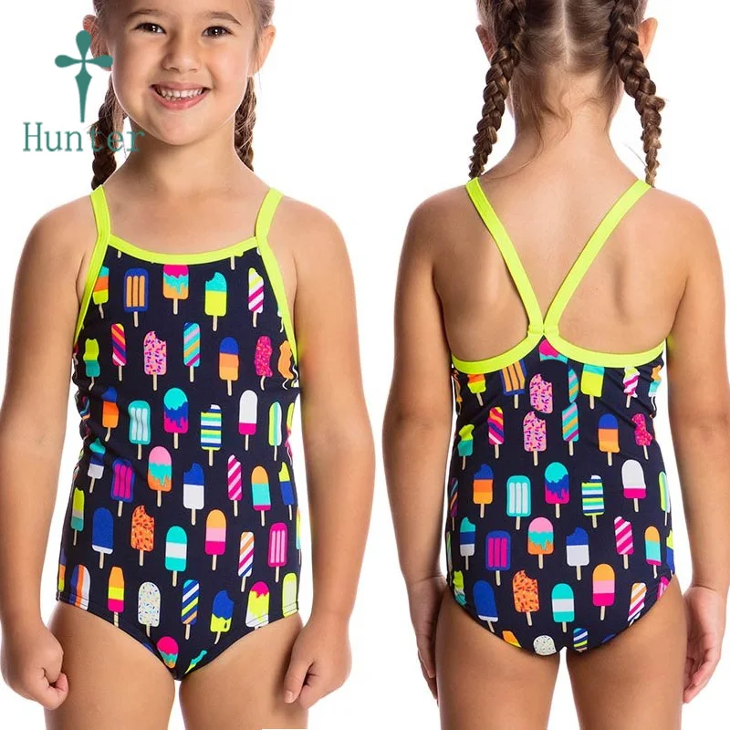 
Swimwear Manufacturer Summer Kids Children One Piece Bikini Swimsuit Slim Fit Girls Swimwear 