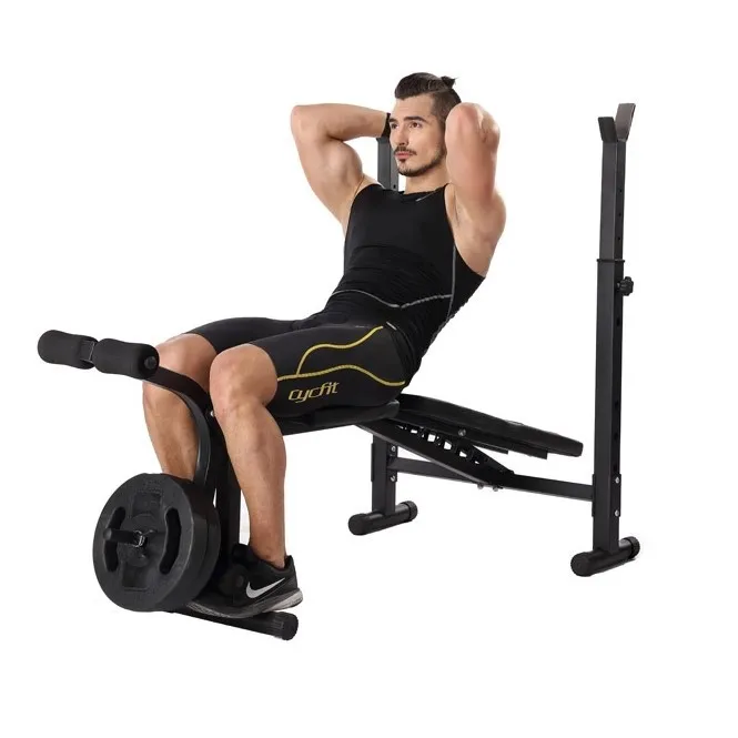 Adjustable Weight Bench with squat rack Leg Extension