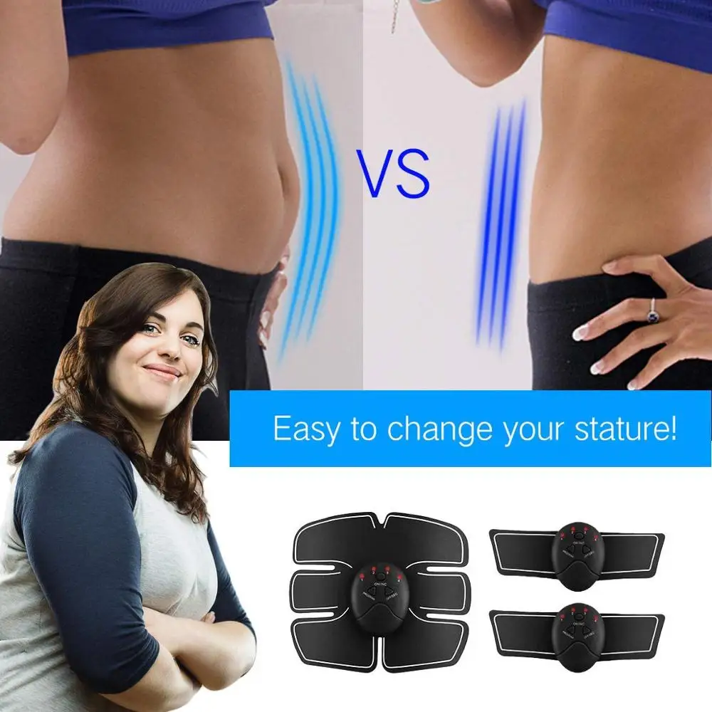 EMS Electric Pulse Treatment Massager Abdominal Compex Muscle Trainer Wireless Sports Muscle Stimulator Fitness Massage