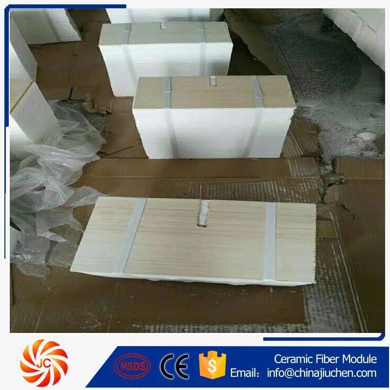 Fire Ceramic fiber module with SS 304 or SS310 anchor for oven