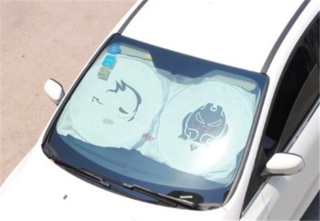 
cardboard car sunshade wrangler tj car accessory 