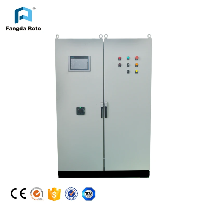 
Open flame rock n roll rotational molding machine 