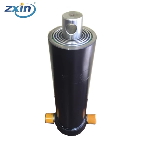Hydraulic Ram 5 Stage 10 Ton 2150mm Stroke Base Mount