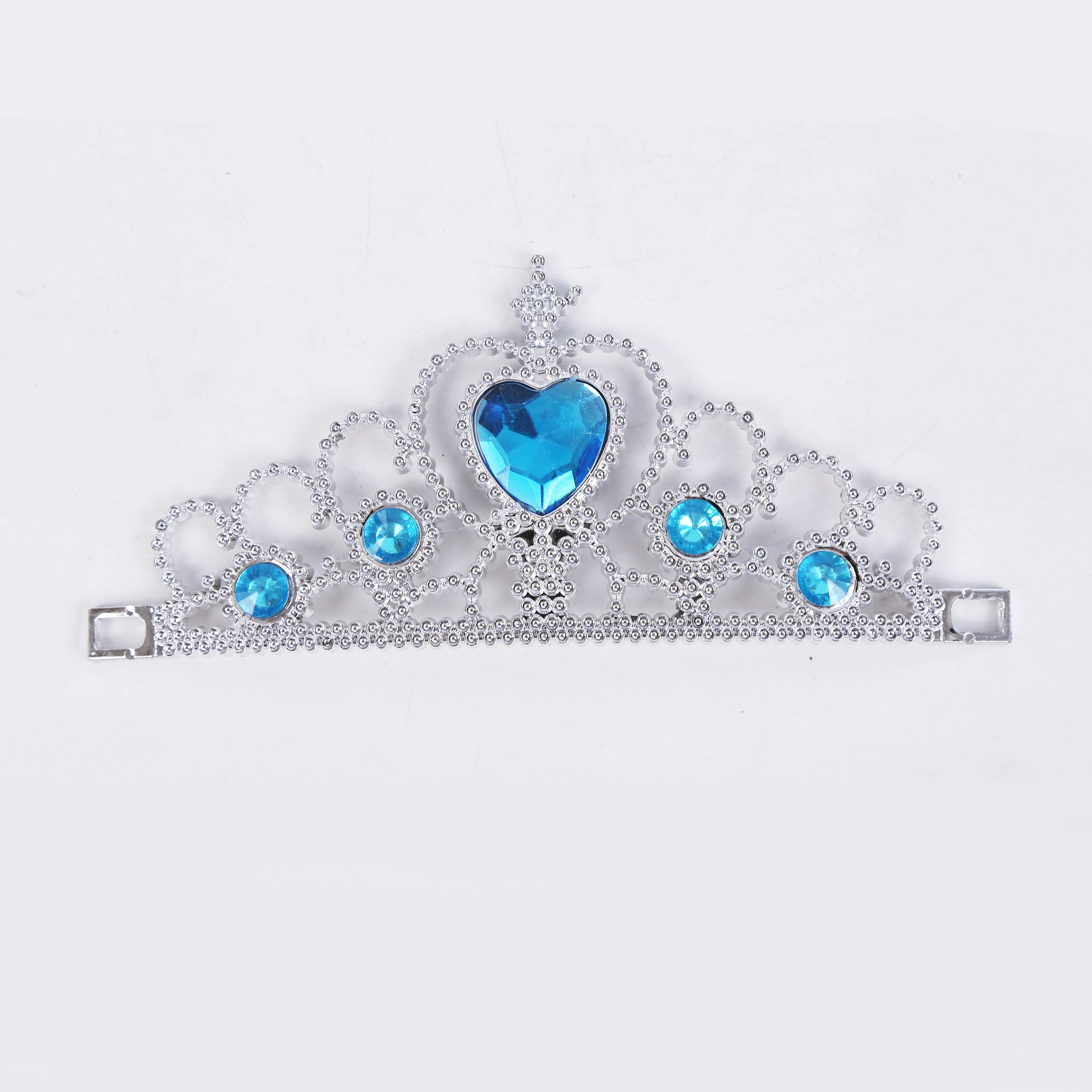 Christmas Gift Colorful Girls Heart-Shaped  Rhinestone  Princess Crown