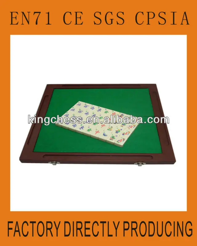 Wooden mini and portable mahjong table