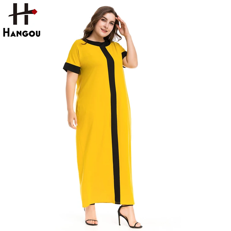 Best Selling Tops Womens Dresses Clothing Stores Online Plus Size Cotton Short Sleeve Casual Dresses Natural OEM Service Knit