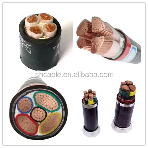 PVC/ XLPE/ Copper/aluminum armoured/unarmored electric power cables different types of electrical cables