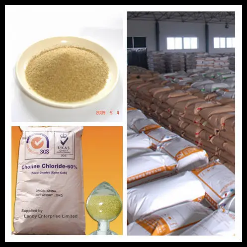 Лучшее качество ведущим поставщиком холин хлорид 60% кукурузного початка