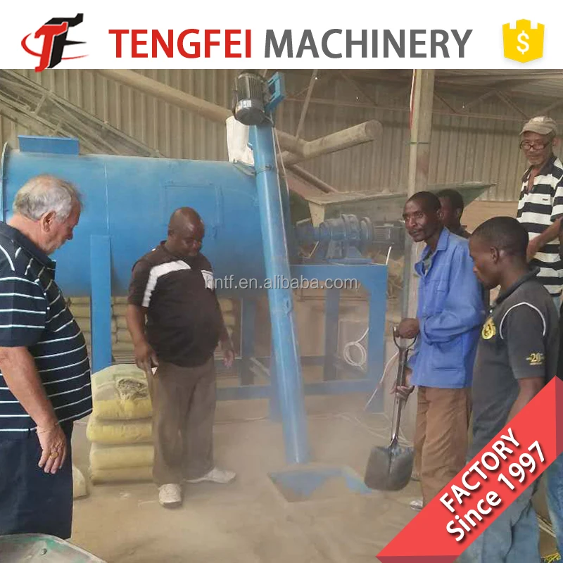 Low Cost Continuous Tile Adhesive Dry Construction Mixture Mortar Mixer