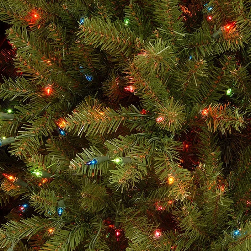 High quality Factory Sell Artificial Tree Led Decorative lighted fibre optic Christmas Tree with pine cone