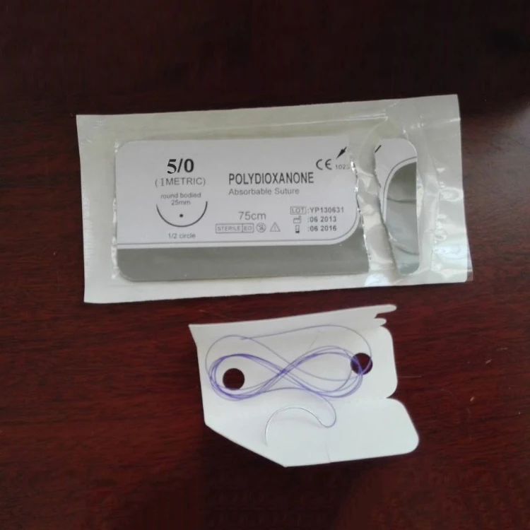 Medical non absorbable and absorbable catgut/PGA/PDO/SILK/NYLON/polyester/polypropylene