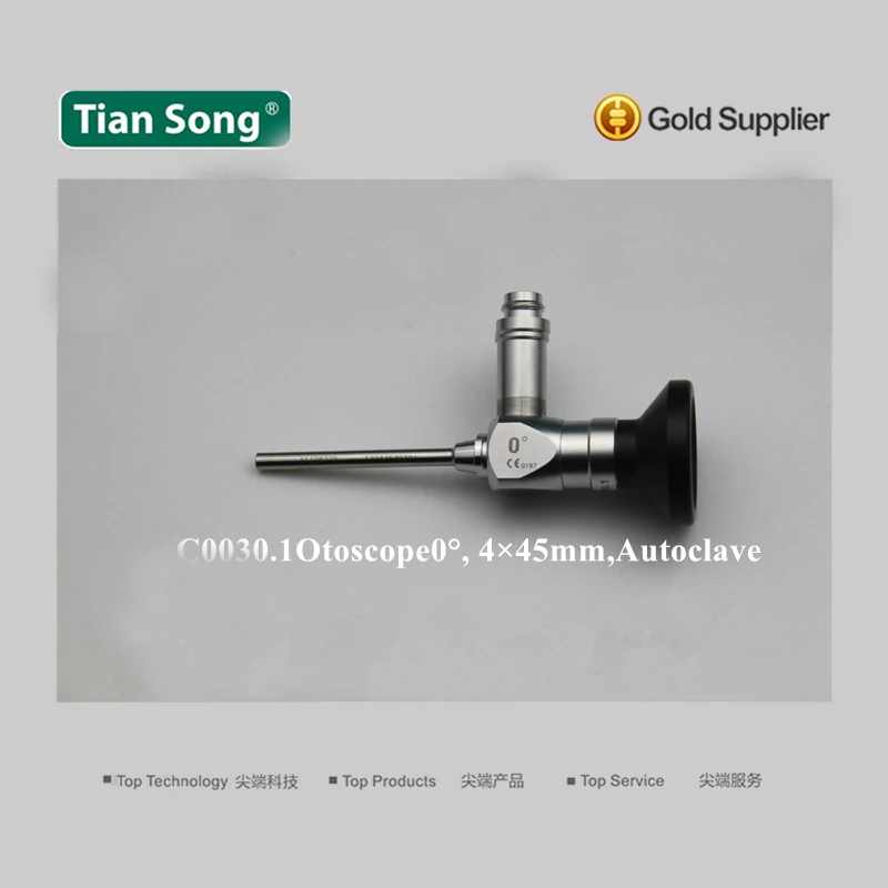 2.7mm Rigid Optic Endoscope with sheath 0deg Otoscope autoclave endoscope